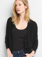 Gap Women Cashmere Button Cardigan - Black