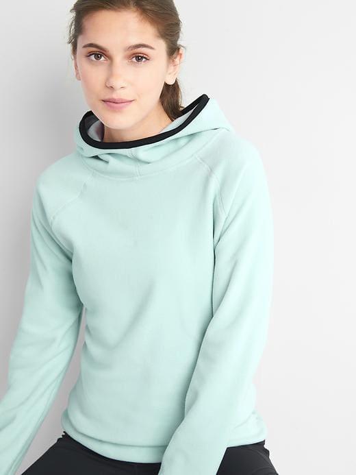 Gap Women Gapfit Primaloft Fleece Pullover - Pearl Blue