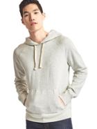 Gap Men End On End Pullover Hoodie - New Heather Grey