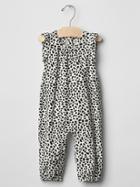 Gap Cord Animal Print One Piece - Ivory Frost