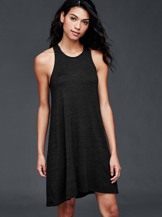 Gap Racerback Halter Dress - True Black