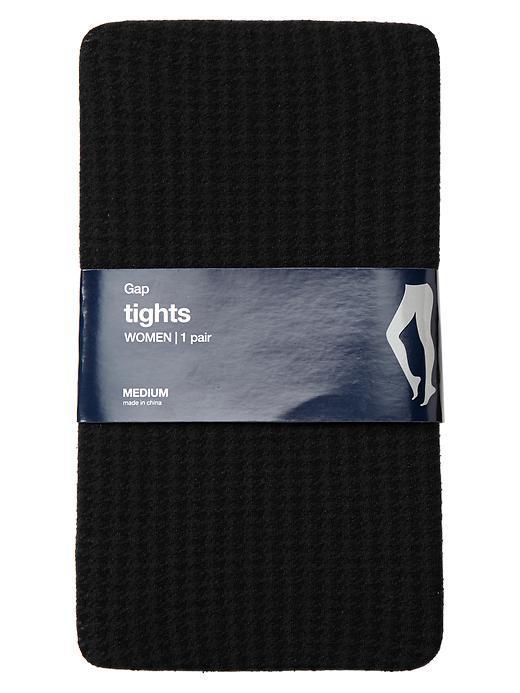 Gap Houndstooth Tights - Black
