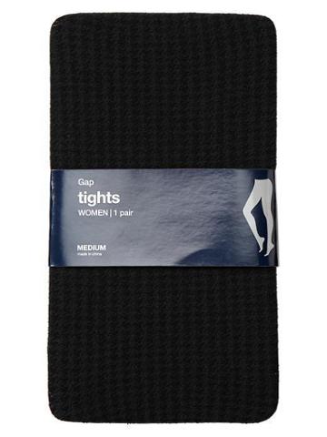 Gap Houndstooth Tights - Black