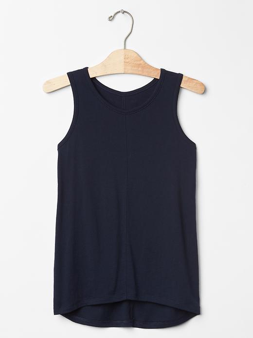 Gap Hi Lo Tank - Blue Galaxy