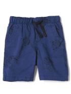 Gap Babygap &#124 Dc Superhero Pull On Shorts - Deep Cobalt