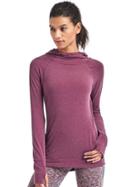 Gap Women Gapfit Breathe Pullover Hoodie - Primo Plum