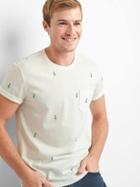 Gap Men Short Sleeve Crewneck Pocket Tee - New Off White