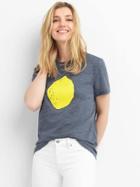 Gap Women X Alex's Lemonade Stand Graphic Tee - Charcoal