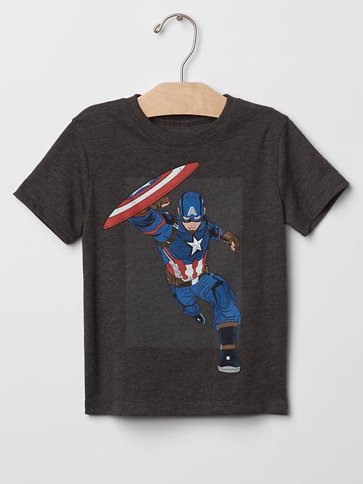 Gap Marvel Hero Graphic Tee - Charcoal Gray