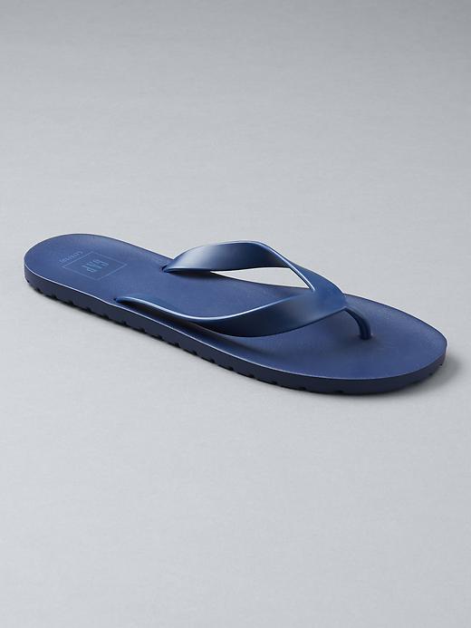 Gap Men Classic Rubber Flip Flops - Comet Blue