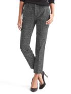 Gap Slim Crop Pants - Black Print