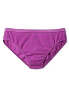 Gap Women High Cut Logo Bikini - Purple Muse