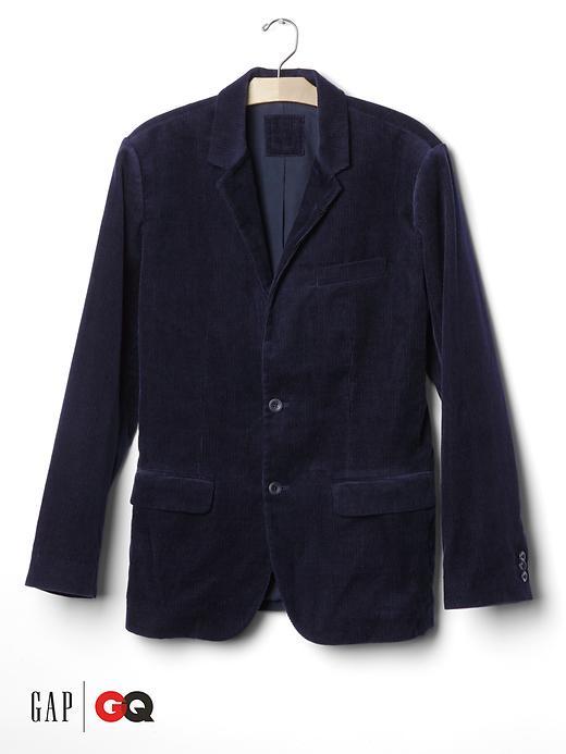 Gap Men X Gq Steven Alan Washed Cord Blazer - Marine Blue