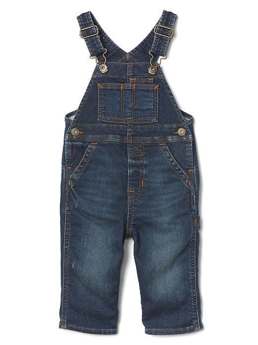 Gap Women 1969 Supersoft Denim Overalls - Medium Indigo
