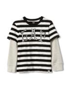 Gap Glow In The Dark Logo 2 In 1 Tee - New Off White