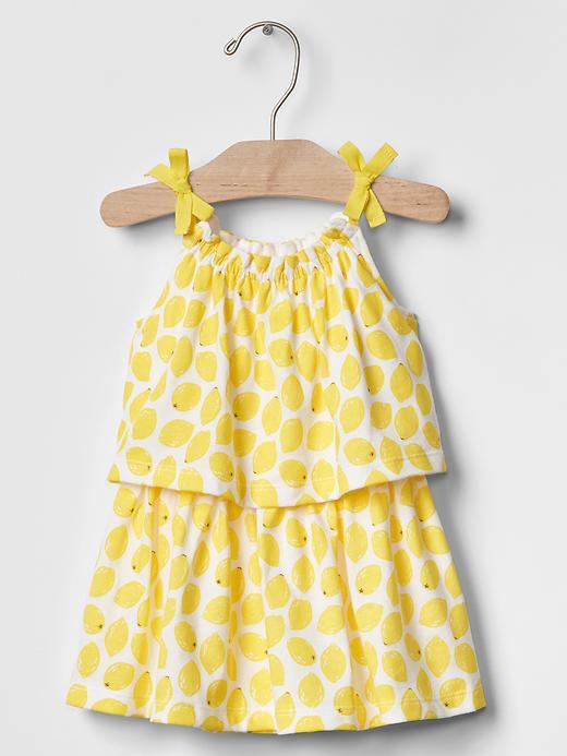 Gap Lemonade Two Tier Dress - White