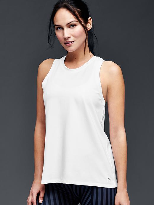 Gap Women Gapfit Breathe Tie Back Tank - White