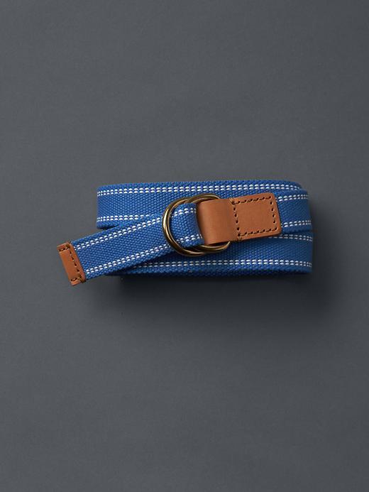 Gap Women Stitched Webbing Belt - True Blue