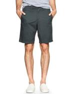 Gap Lived In Flat Front Shorts 10&quot; - Dark Pearl