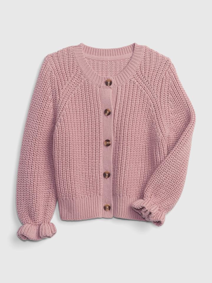 Toddler Button-front Cardigan