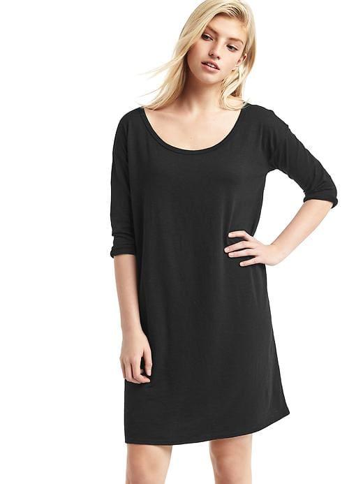 Gap Slub T Shirt Dress - True Black