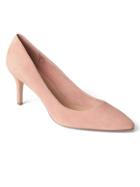 Gap Women Suede Point Toe Pumps - Dusty Rose Pink