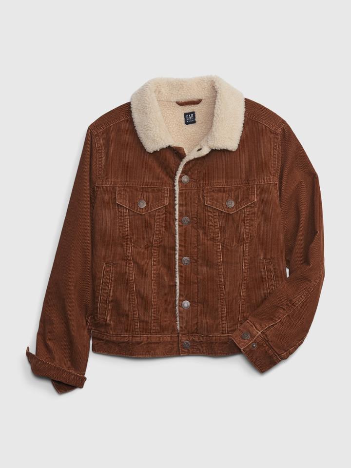 Kids Icon Corduroy Jacket With Washwell