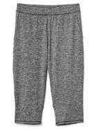 Gap Men Brushed Jersey Crop Pants - Black Heather