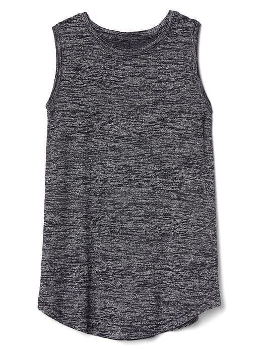 Gap Women Softspun Knit Muscle Tank - Navy Marl