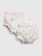 Baby 100% Organic Cotton Pull-on Shorts (3-pack)