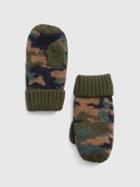 Toddler 100% Recycled Camo Mittens