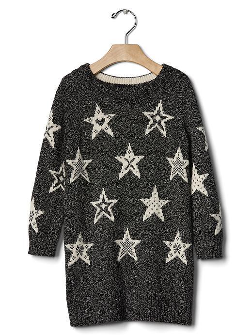 Gap Star Marled Sweater Dress - True Black