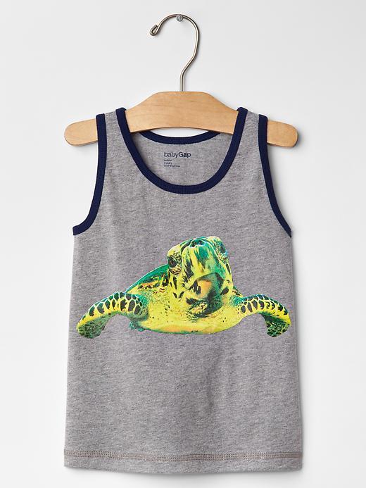 Gap Graphic Tank - Grey Heather