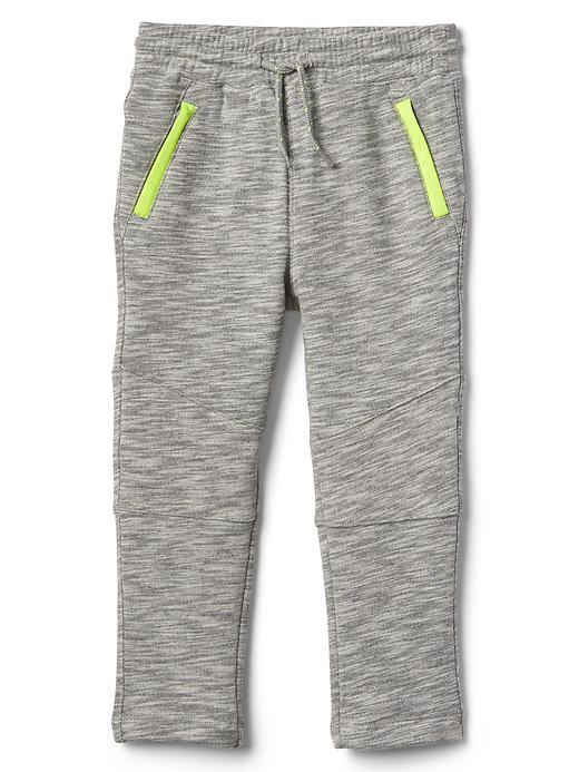 Gap Zip Marled Pants - New Heather Grey