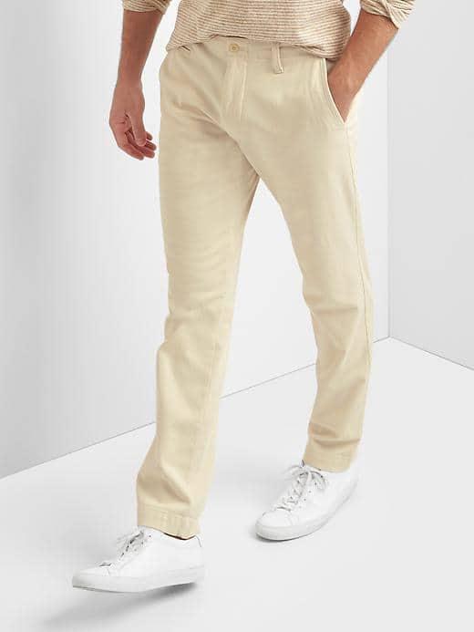 Gap Women Everyday Stretch Slim Fit Khakis - Natural