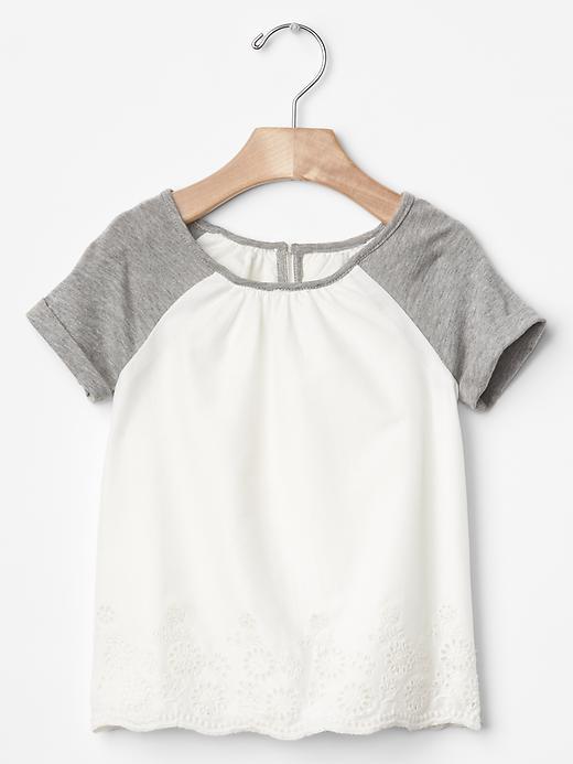 Gap Eyelet Trim Top - New Off White