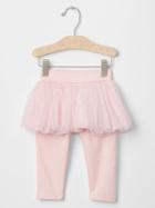 Gap Tulle Skirt Legging Duo - Pink Cameo