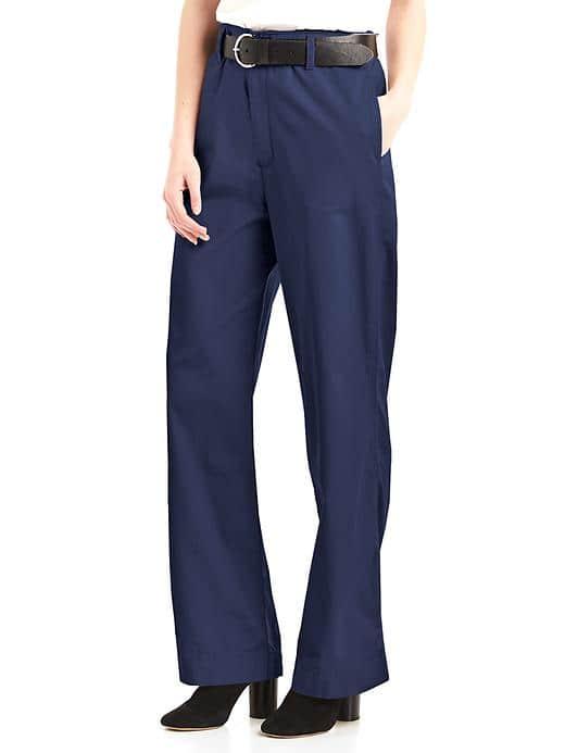 Gap Women The Archive Re Issue Boyfriend Fit Khakis - Dark Night