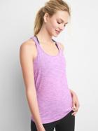 Gap Women Breathe Slub Racerback Tank - Orchid