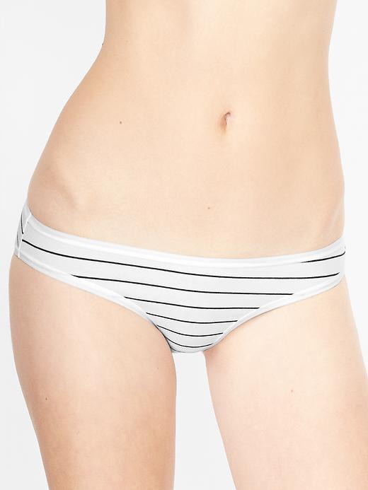 Gap Teeny Bikini - Mini Stripe White