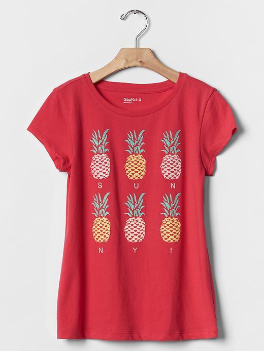 Gap Embellished Graphic Tee - Summer Azalea