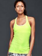 Gap Women Gapfit Breathe Racerback Tank - Active Yellow