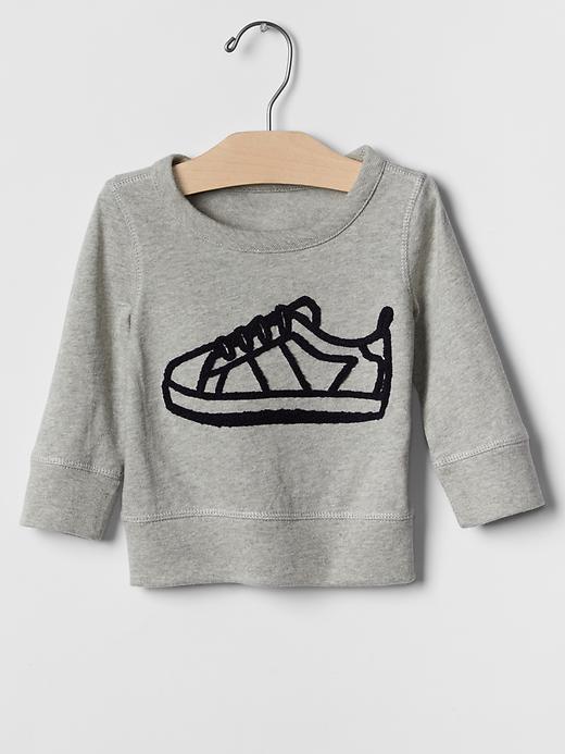 Gap Graphic Pullover Sweatshirt - Gray