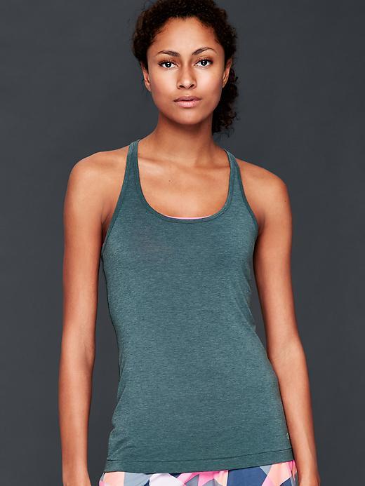 Gap Women Gapfit Breathe Racerback Tank - Indigo Slate