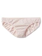 Gap Women Stretch Cotton Low Rise Bikini - Dot Lt Pink