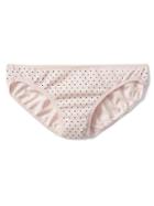 Gap Women Stretch Cotton Low Rise Bikini - Dot Lt Pink