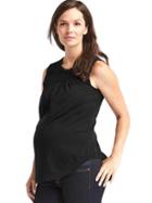 Gap Lace Neckline Tank - True Black