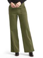 Gap Women Wide Leg Utility Pants - Army Jacket Green