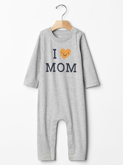 Gap Long Sleeve Graphic One Piece - Mom