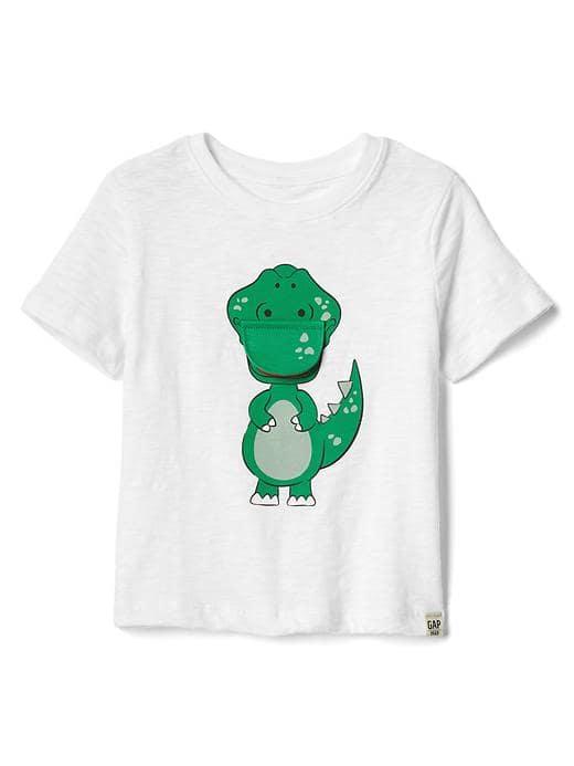 Gap Pop Up Graphic Tee - White
